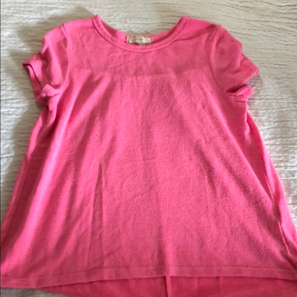 Soprano knit pink tee